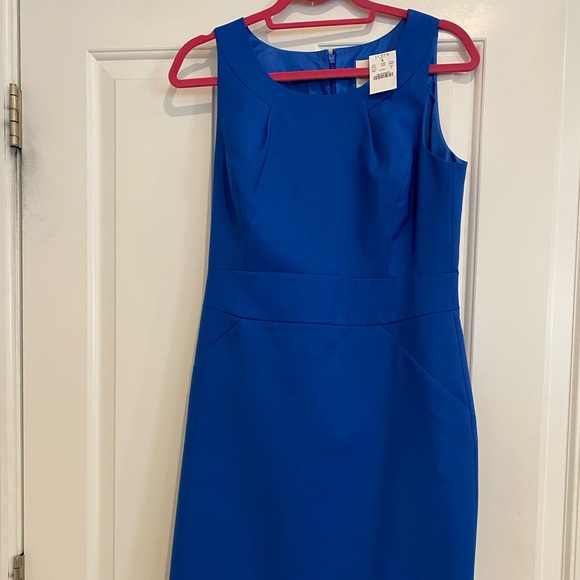 J Crew Royal Blue Work Dress - Picture 1 of 4